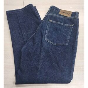 Nautica Jeans Co. Men's Relaxed Fit Dark Denim Jeans Size 34X30 (33.5 X 31)